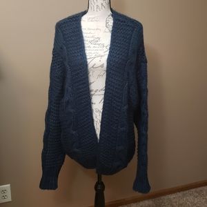 Chunky Teal Windsor Sweater